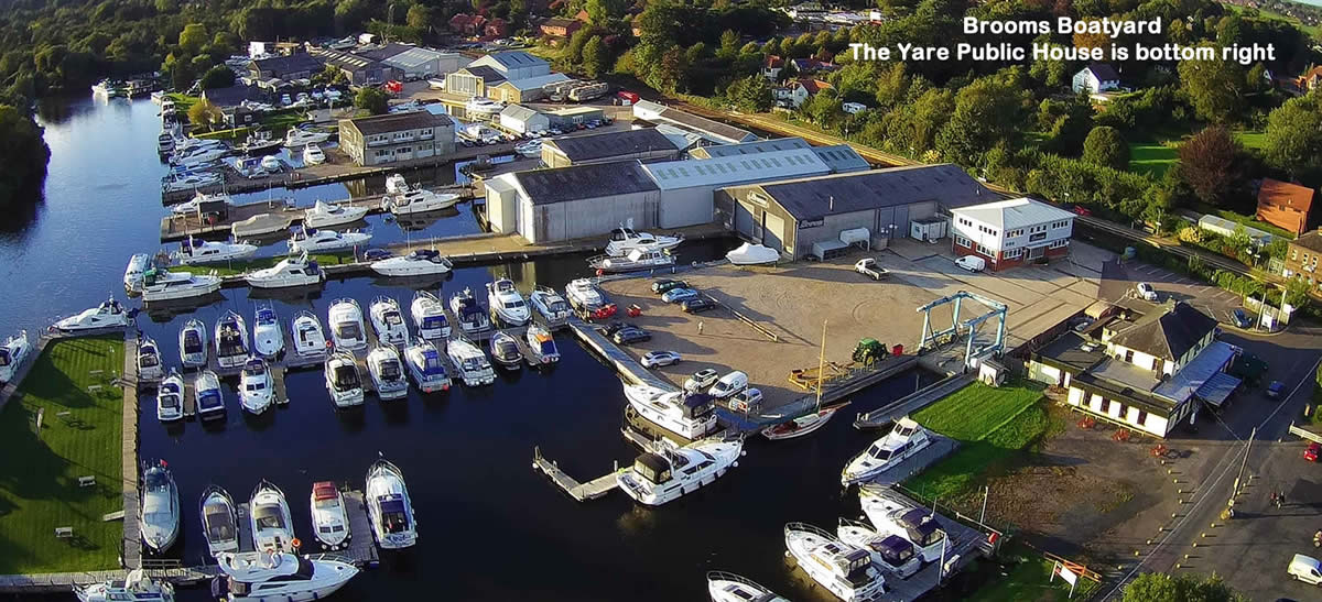 Norfolk Broads Boat Hire map of Brundall